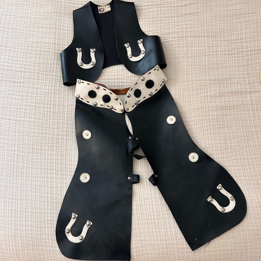 Vintage Kid’s Western Chaps and Vest